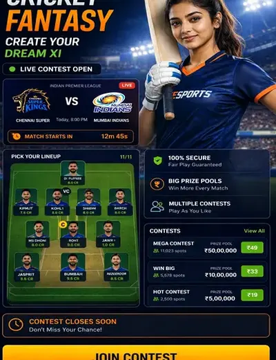 Playupmx (play upmx) fantasy cricket & matchday visual 3